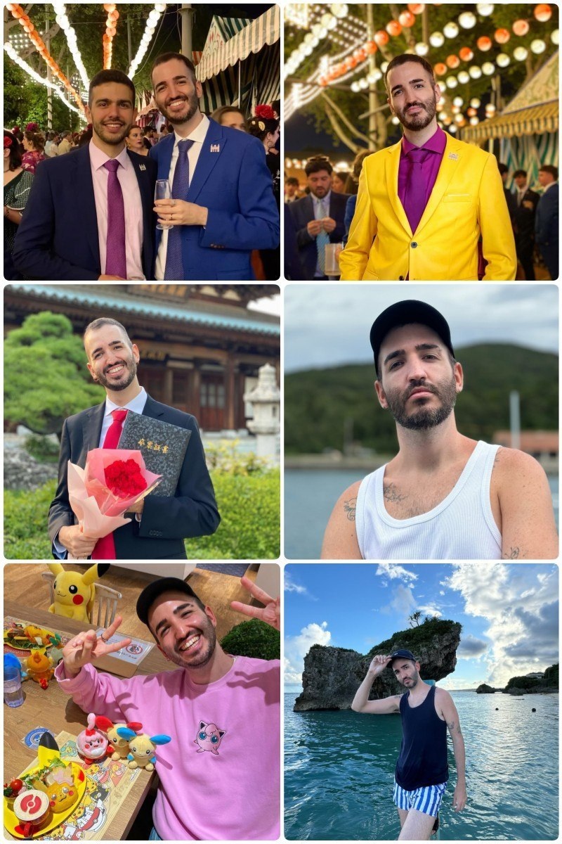 VX579 图片2457张 视频92个 西班牙 正装 定居日本 生活场景丰富 自拍多 旅游 美景 美食 时尚会穿搭 纹身 看演唱会 生日照 宠物 高尔夫    