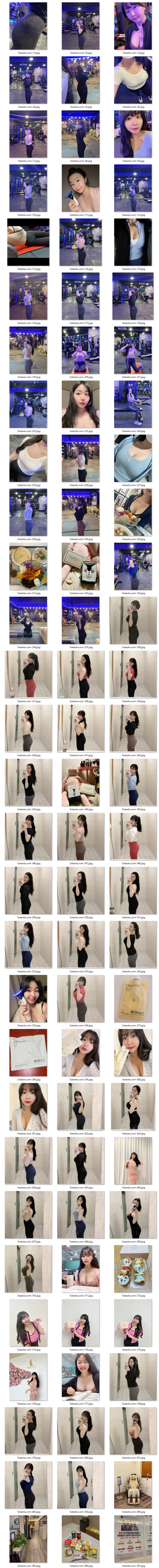 C155（170张图+16个视频）韩国美女套图素材_身材微胖，性感，大部分照片对着镜子自拍，健身，视频带自拍.png