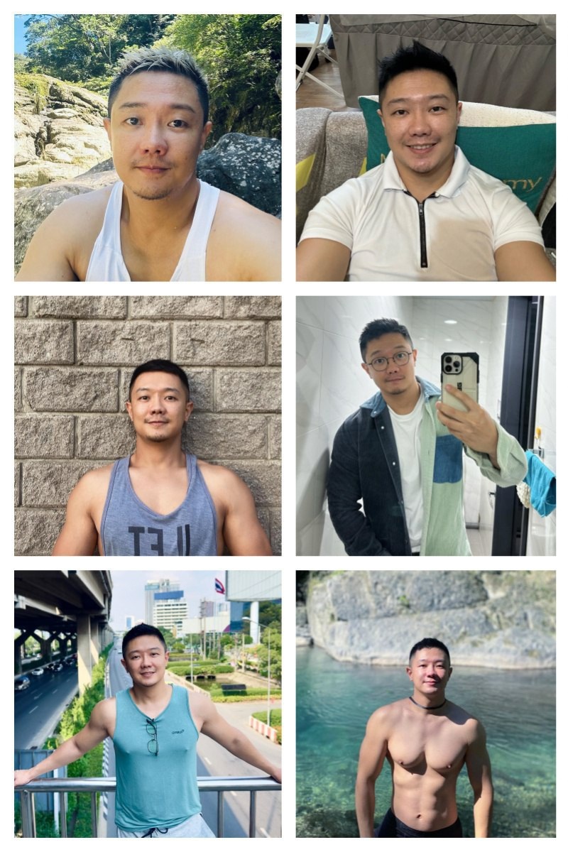 PK30 图片1907张 视频212个 台湾 编号pk30 男子 日常 生活 旅游 自拍多 健身 带博主ig  