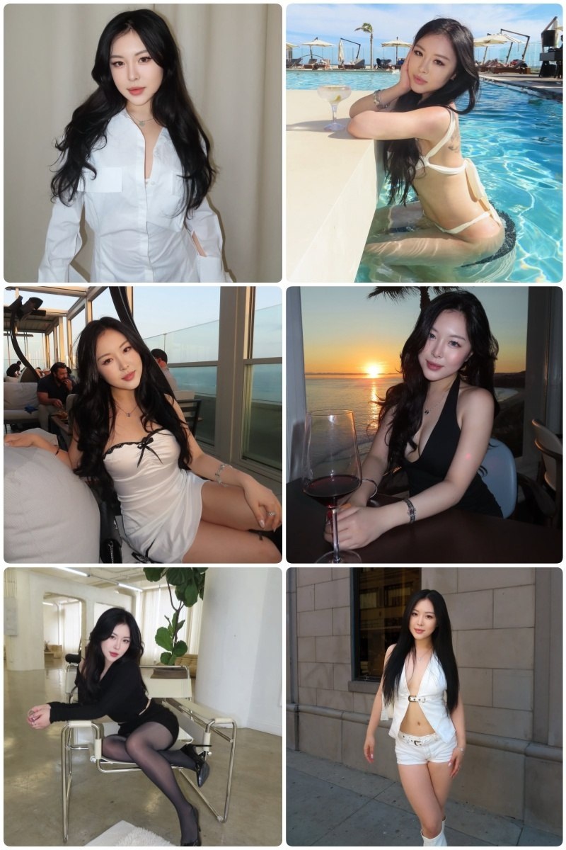 VX723 图片333张 视频13个 美国 亚裔 气质美女 生活场景丰富 自拍多 旅游 美景 美食 时尚会穿搭 比基尼 性感照 床上照    